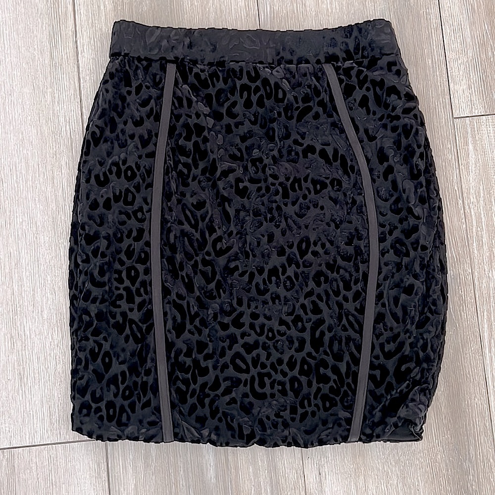 Leopard Bodycon Mini Skirt